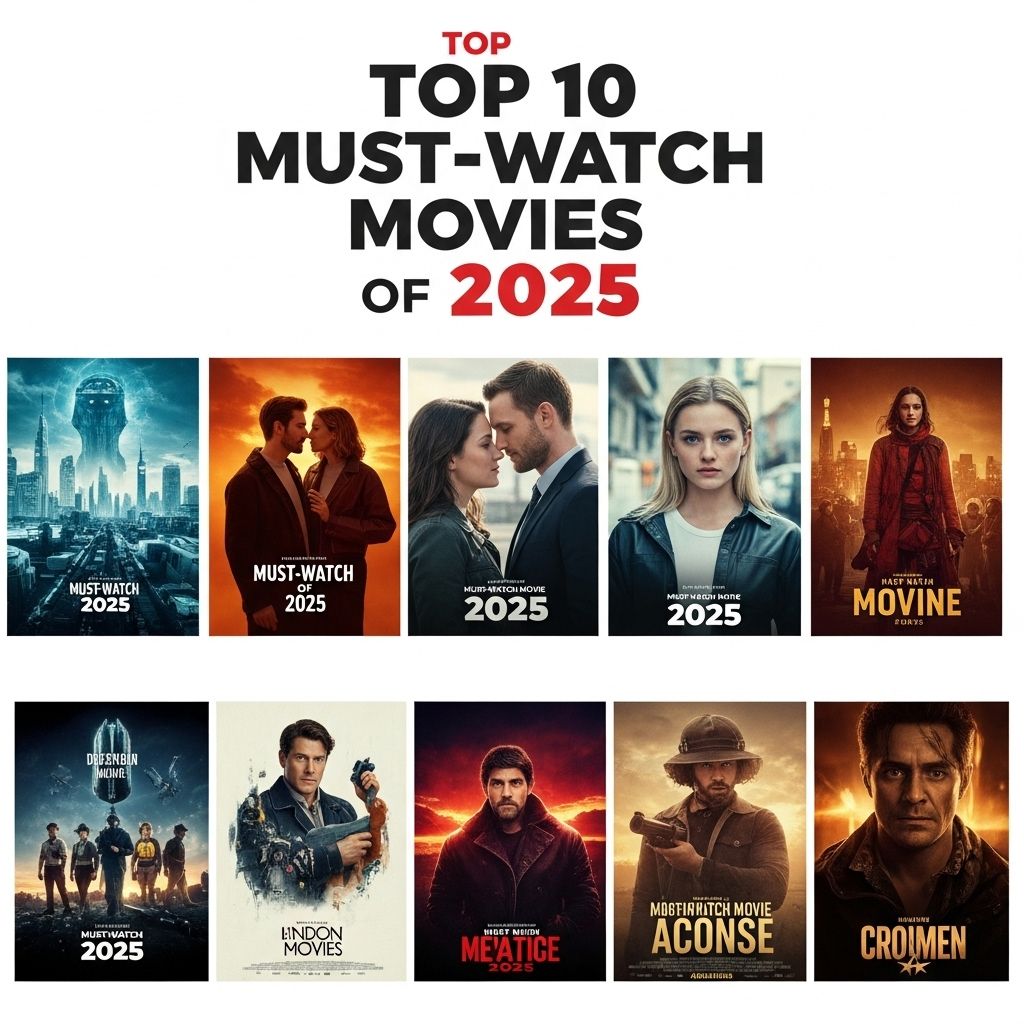 Top 10 MustWatch Movies of 2025 Graphic Eagle