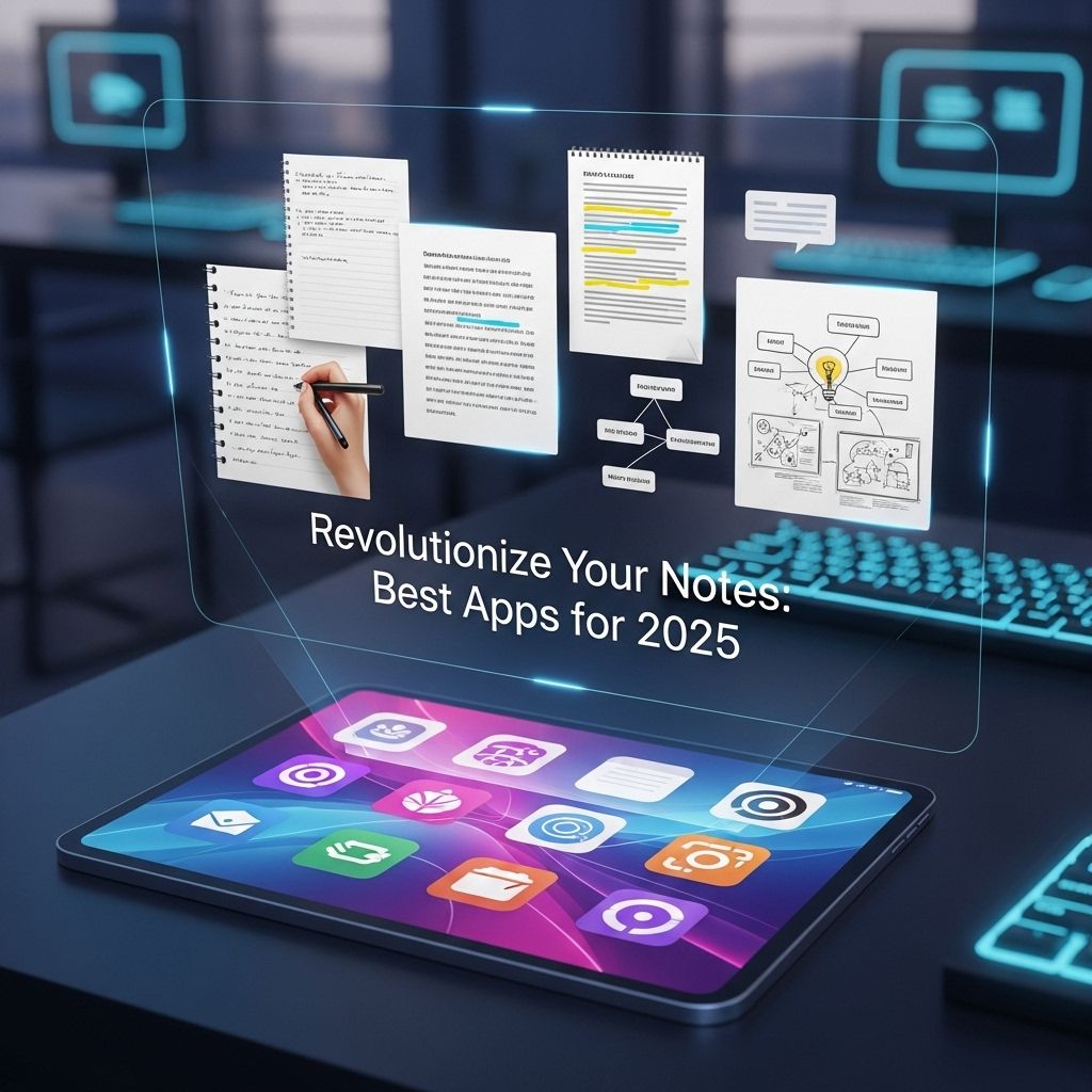 Revolutionize Your Notes: The Best Apps for 2025 - Graphic Eagle