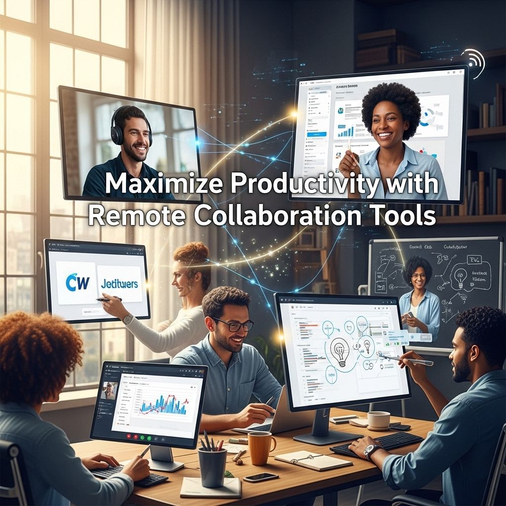 Boost Your Productivity With Remote Collaboration Tools Graphic Eagle