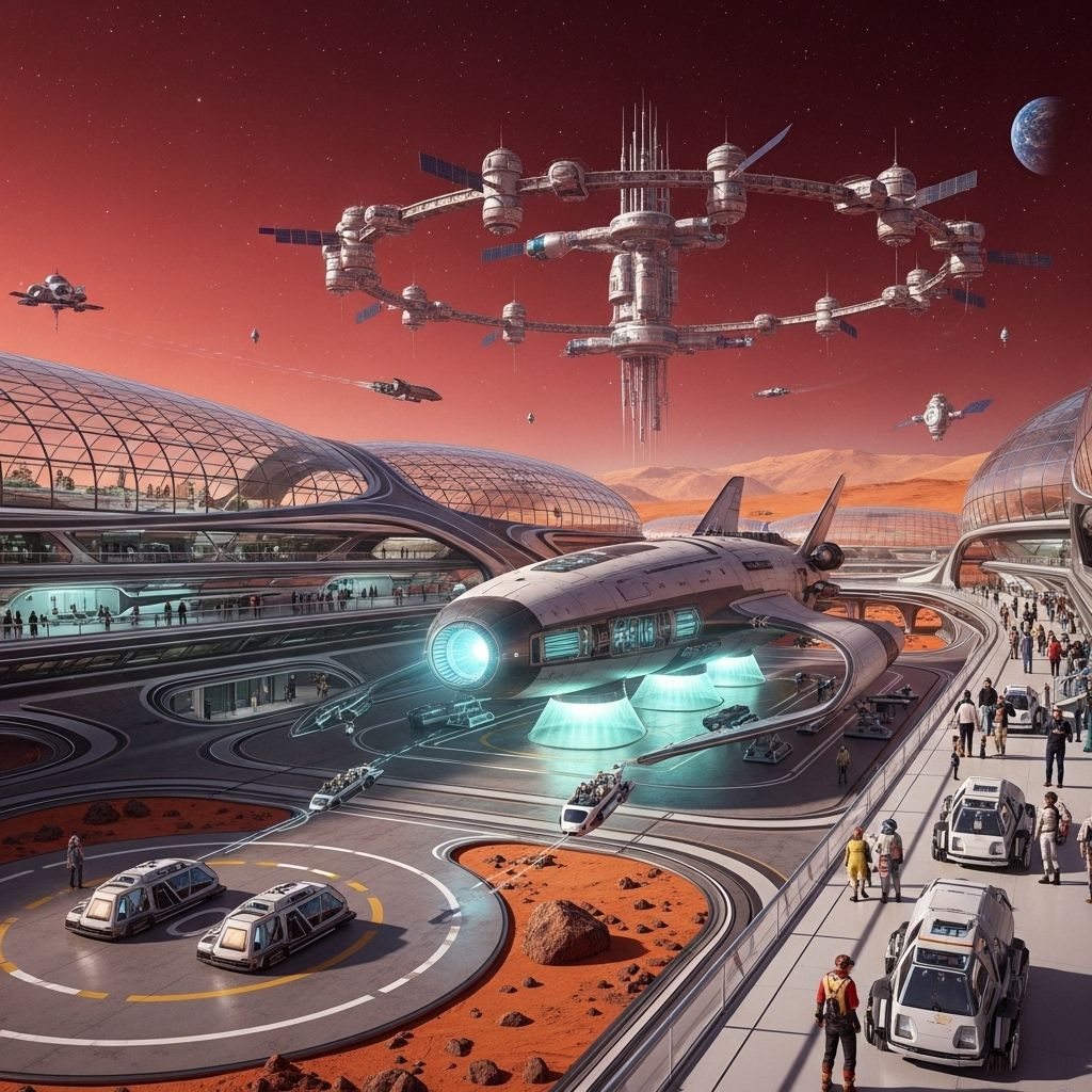 The Future of Space Travel Innovations Ahead Graphic Eagle