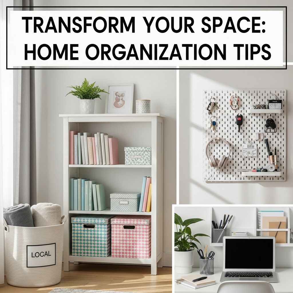 Transform Your Space: Essential Home Organization Tips - Graphic Eagle