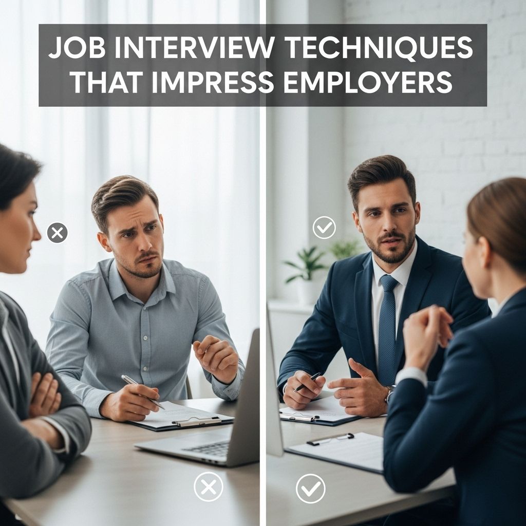 Impressive Job Interview Techniques Graphic Eagle