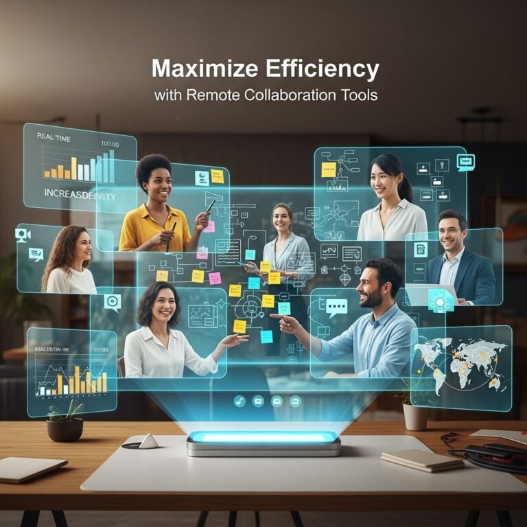 Maximize Efficiency With Remote Collaboration Tools Graphic Eagle