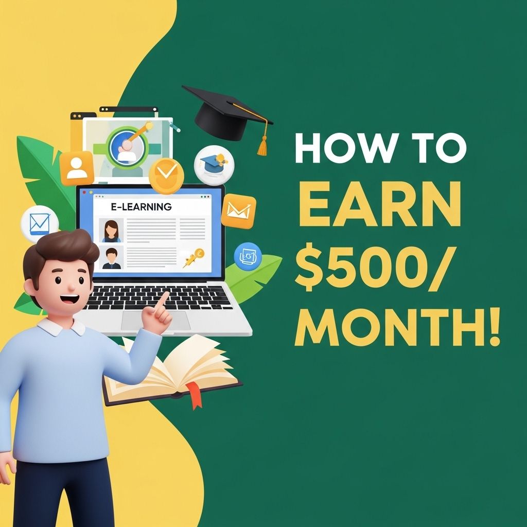 Earn 500 A Month With E Learning A Step By Step Guide Graphic Eagle