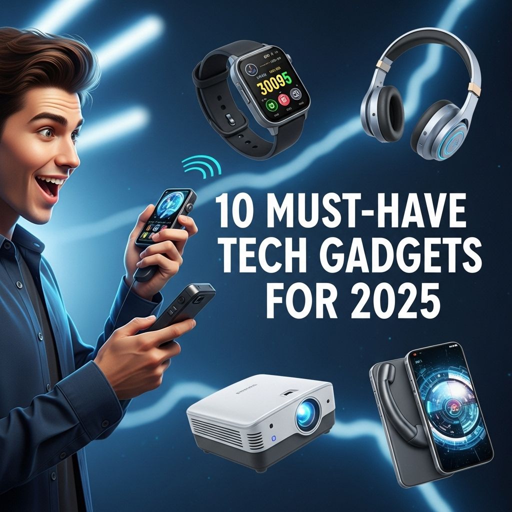 10 Must-Have Tech Gadgets for 2025 - Graphic Eagle