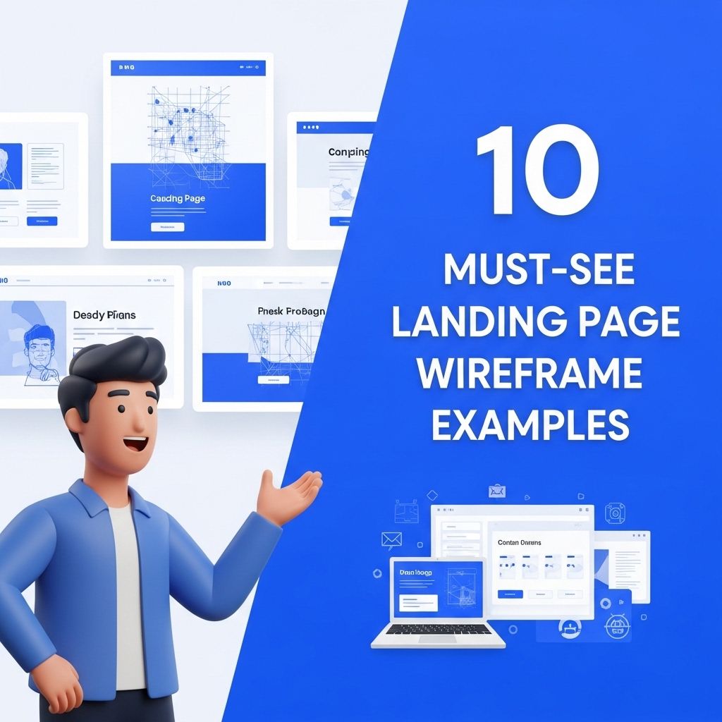 10 Inspiring Landing Page Wireframe Examples - Graphic Eagle